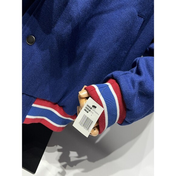 NWT New York Giants Men's G-III Challenger Reversible Letterman Jacket Size L - Picture 10 of 16